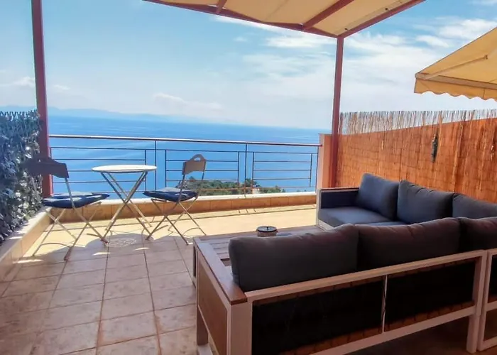 Simply Meraki Gytheian With Panoramic Sea View Apartmán
